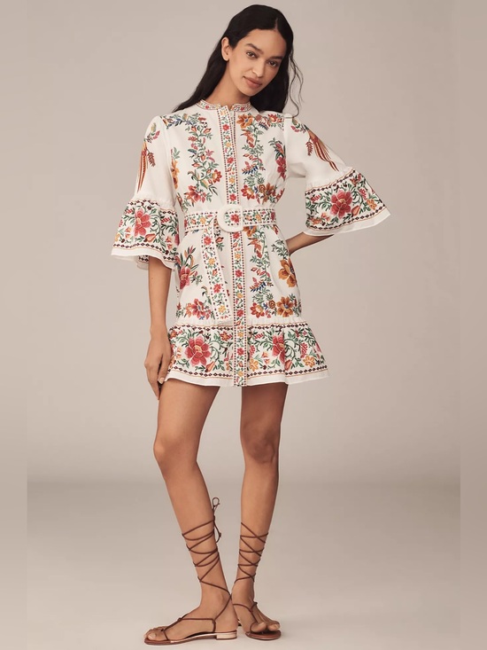 FARM Rio Dresses & Skirts - Farm Rio Delicate Forest Dress